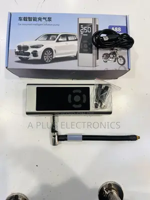 A88 Digital Tyre Inflator – Rechargeable Smart Air Compressor