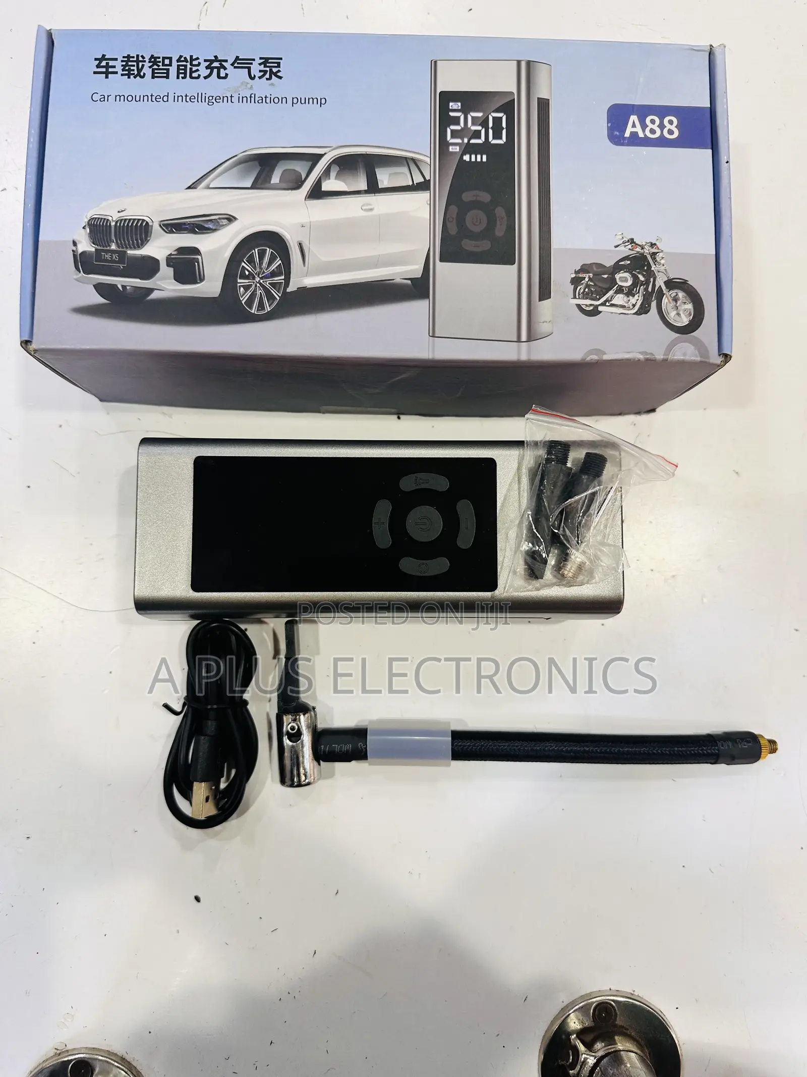 A88 Digital Tyre Inflator – Compact Powerful Car Tyre Pump