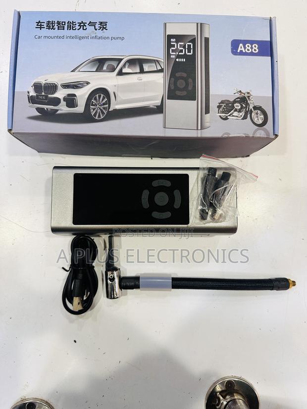 A88 Digital Tyre Inflator – Compact Powerful Car Tyre Pump - thumbnail 2