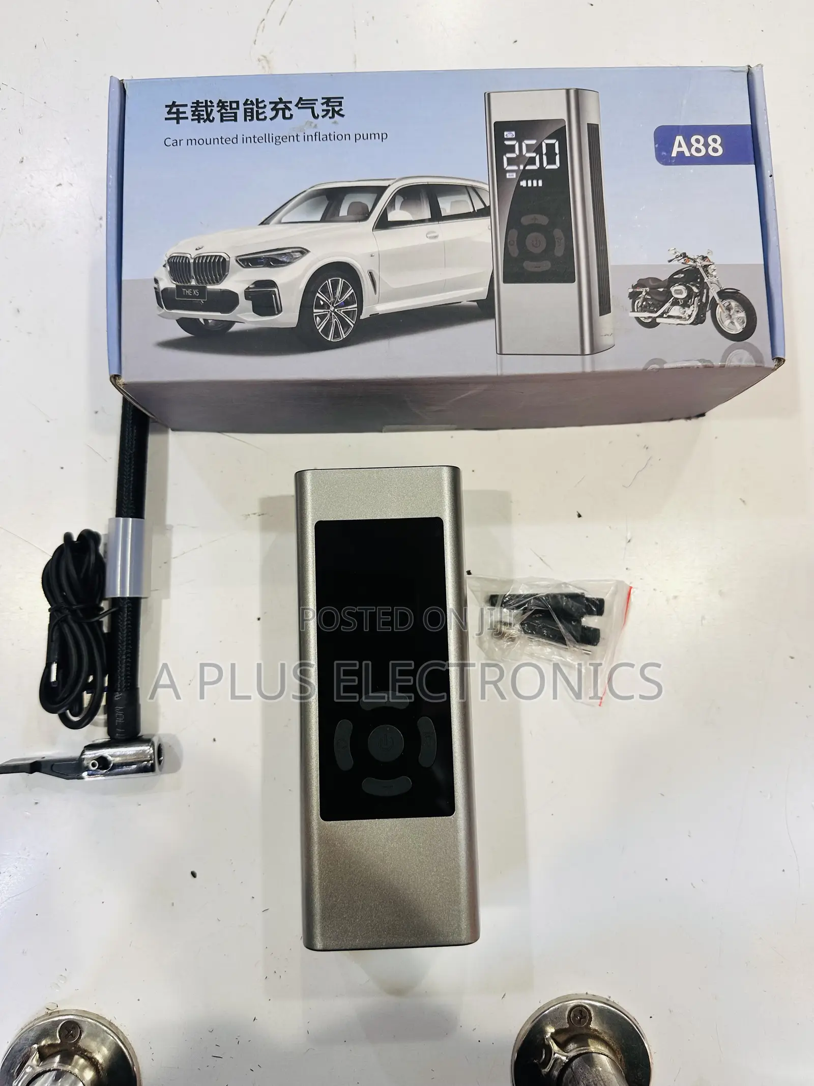 A88 Digital Tyre Inflator – Lightweight Powerful Air Compressor