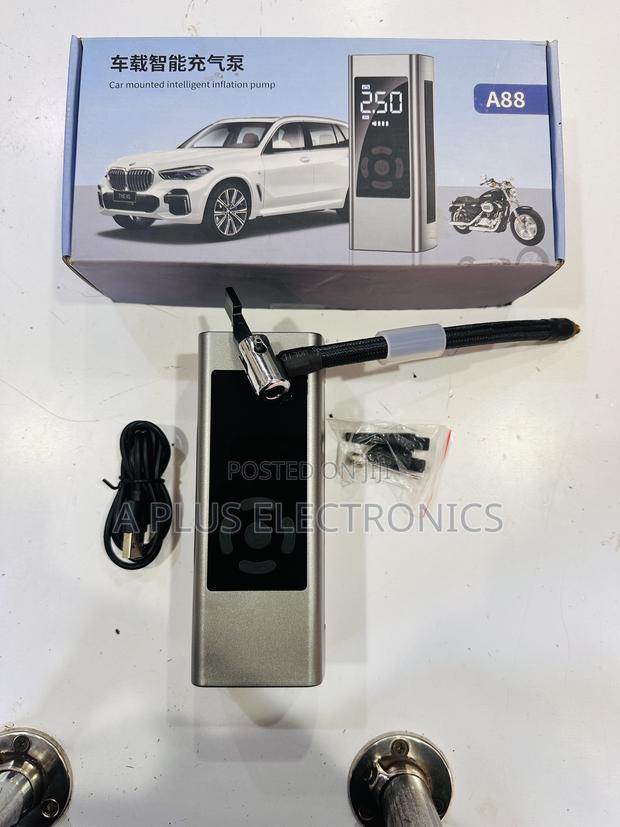 A88 Digital Tyre Inflator – Lightweight Powerful Air Compressor