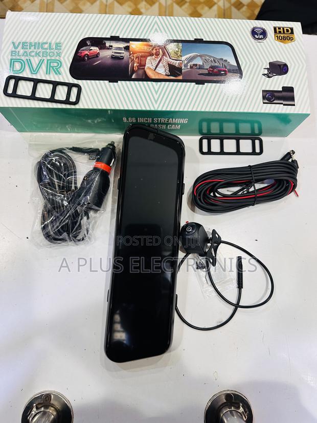 M3 Rear Mirror Dash Camera With 3 Cameras Wifi – Full Hd System - thumbnail 2