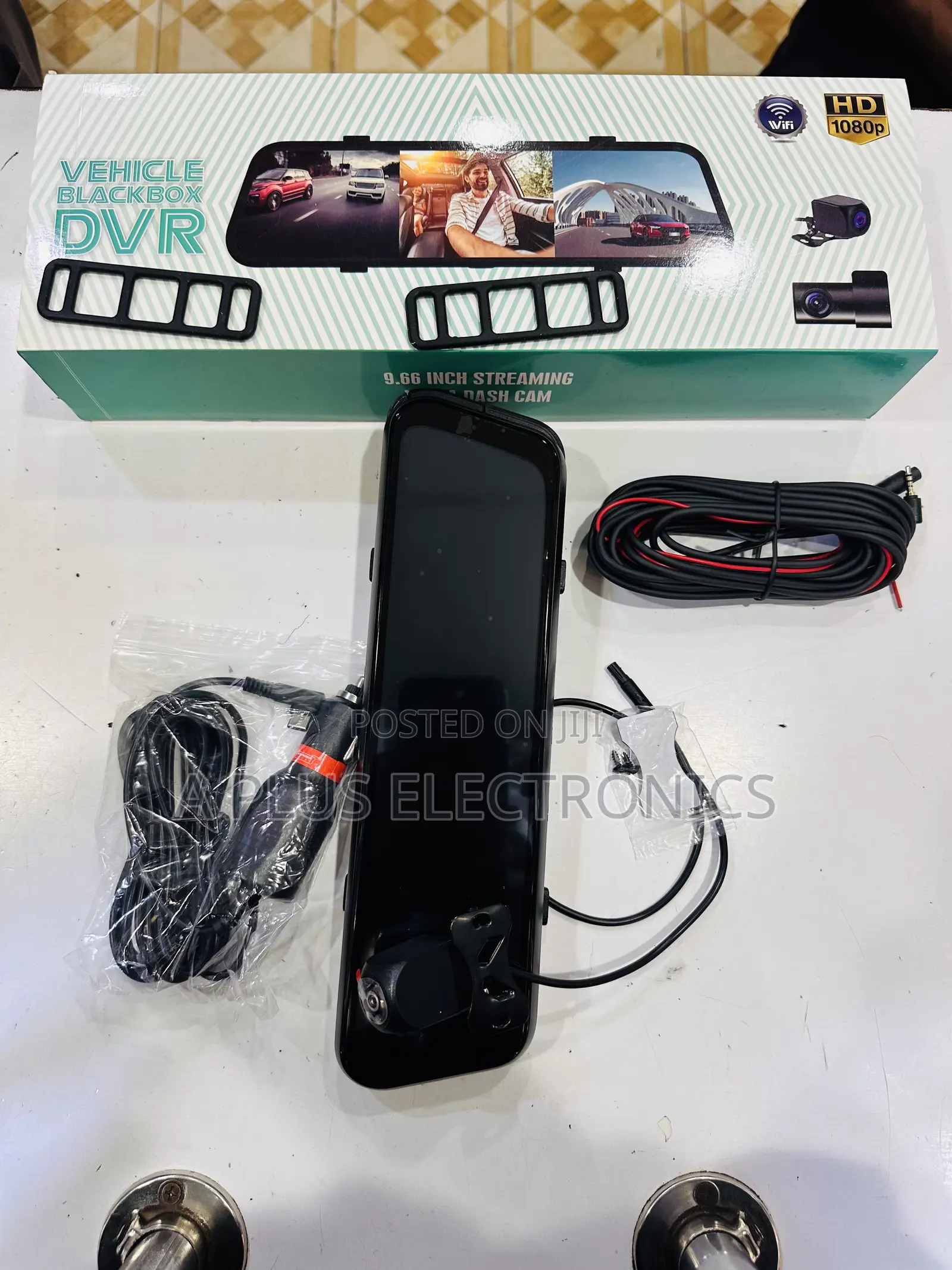 M3 Rear Mirror Dash Camera With 3 Cameras Wifi – Security Monitor