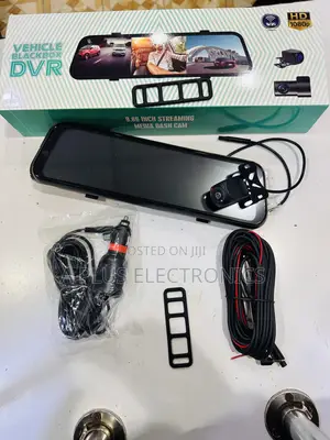 M3 Rear Mirror Dash Camera With 3 Cameras Wifi – Hd DVR System