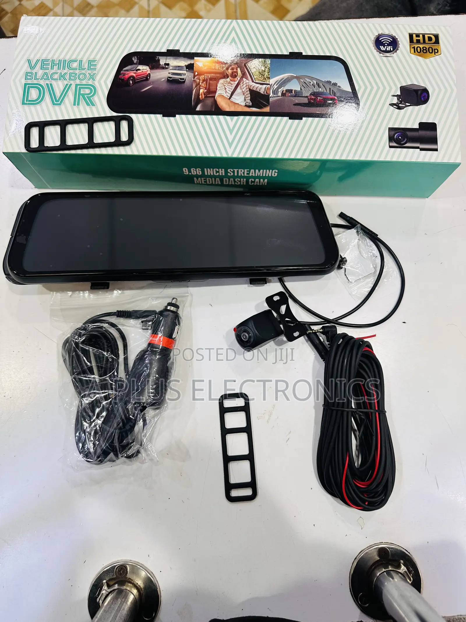 M3 Rear Mirror Dash Camera With 3 Cameras Wifi – All-in-One
