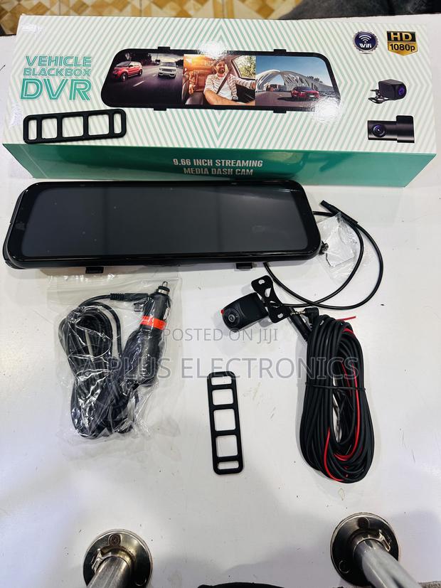 M3 Rear Mirror Dash Camera With 3 Cameras Wifi – All-in-One - thumbnail 2