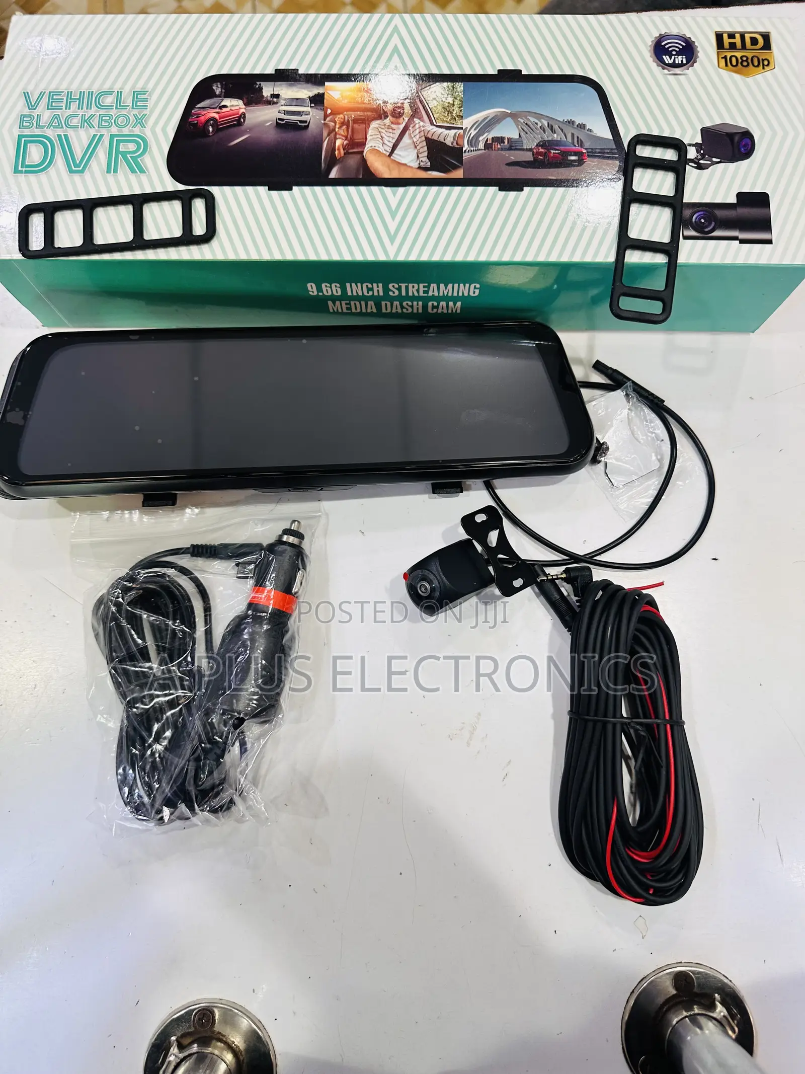 M3 Rear Mirror Dash Camera With 3 Cameras Wifi – Hd Car DVR