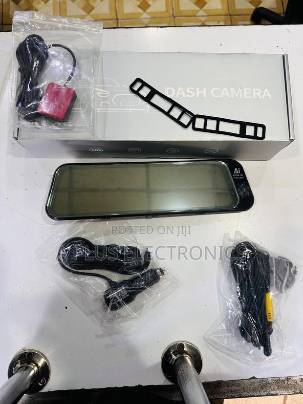 H98 9.66 Inch Full View 4g Mirror With 3 Cameras GPS –Smart Dash Cam