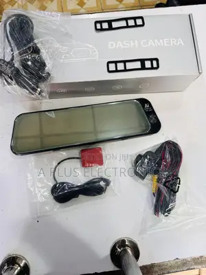H98 9.66 Inch Dash Camera Mirror 4g With 3 Cameras GPS – Touchscreen