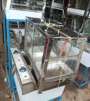 Commercial Chips Warmer – Stainless Steel Display Unit