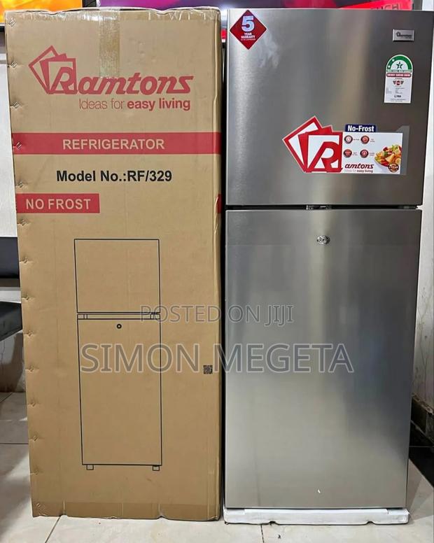 Ramtons 188l No Frost Fridge – Double Door, Energy Saving
