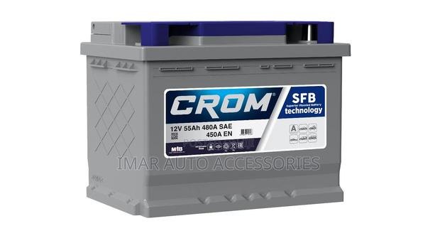 Din55 SFB/Efb Chrome Battery – Maintenance Free Start Stop Car Battery
