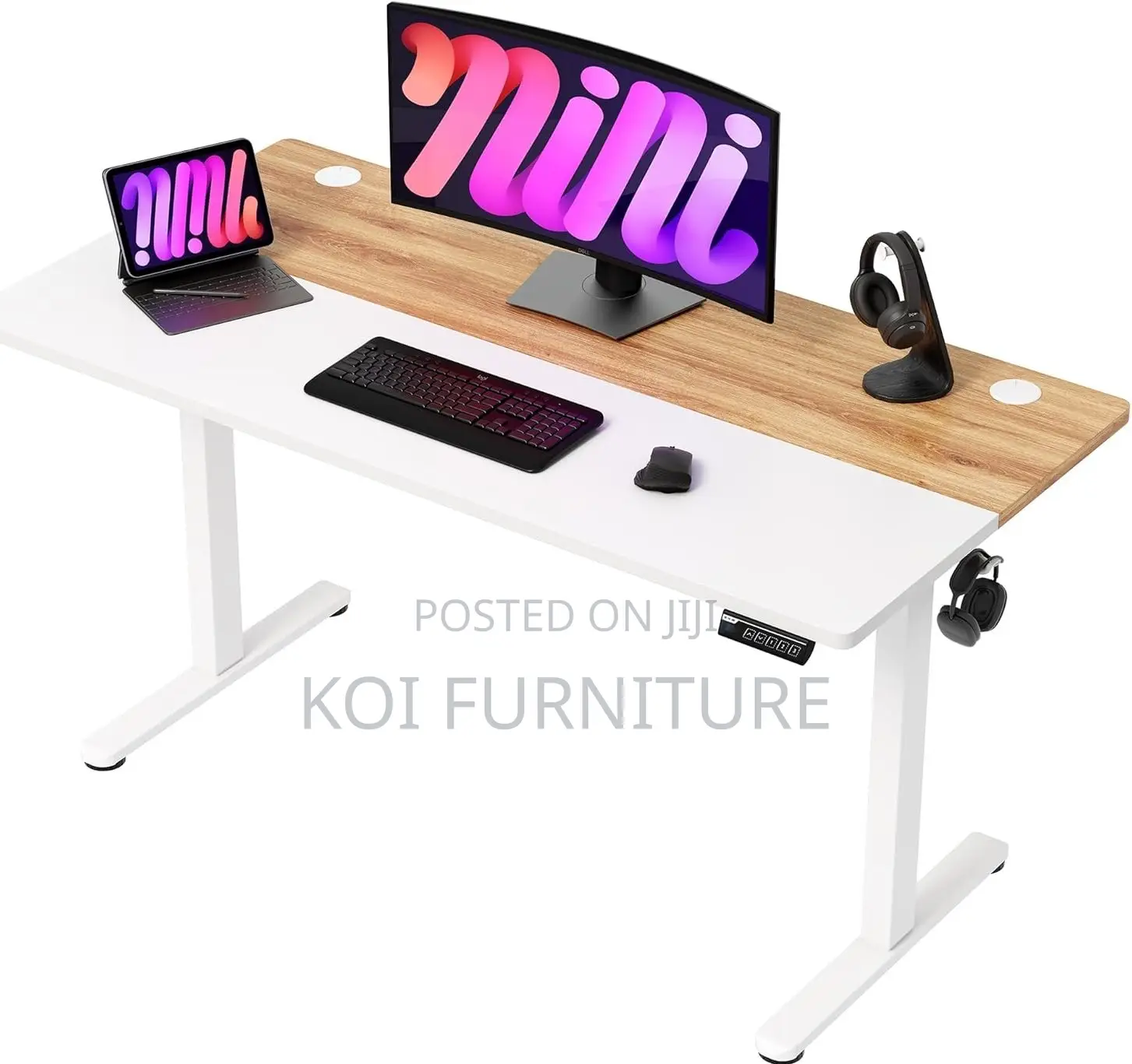 Office Desk; 160cm Ergonomic Style Adjustable Desk