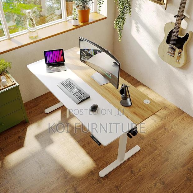 Office Desk; 160cm Ergonomic Style Adjustable Desk - thumbnail 4