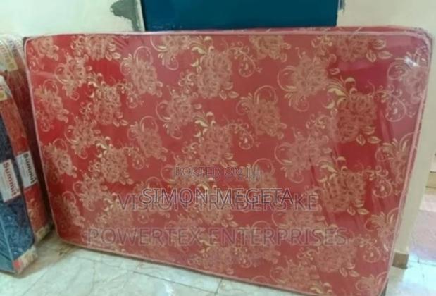 Maroon Nw Mattress 6*6 6inches