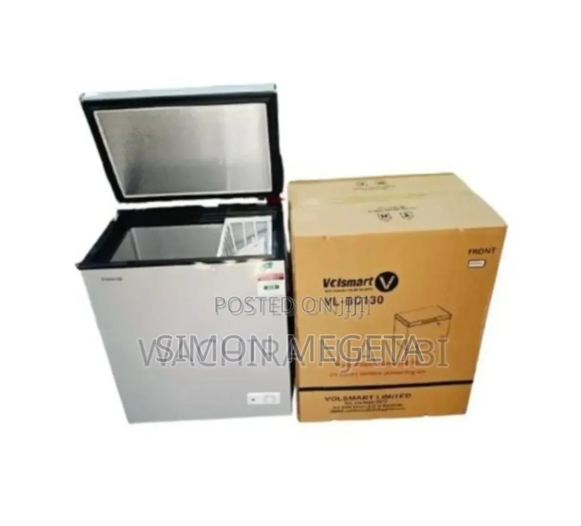 With Free Guards Volsmart 130l Deep Freezer