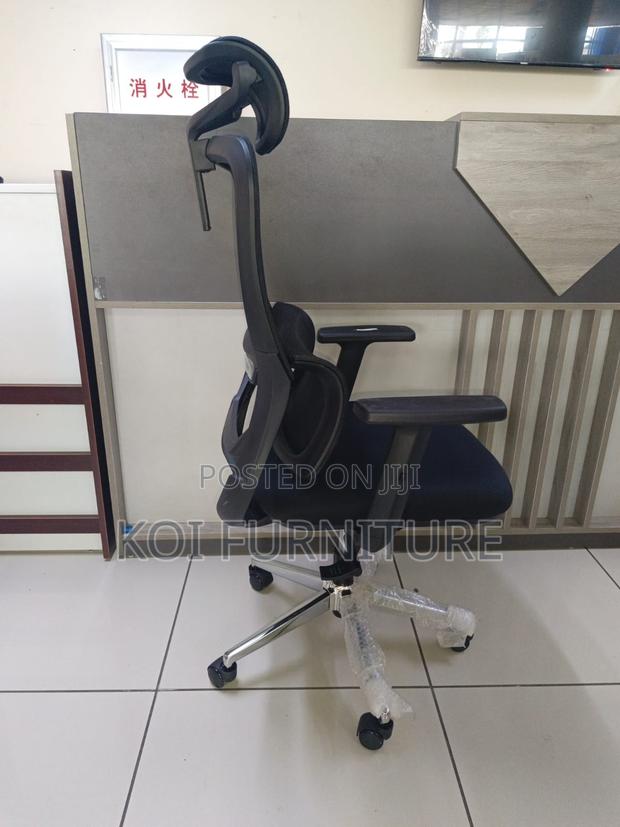 Office Chairs; High Back Mesh Fabric Orthopedic Office Chairs - thumbnail 4