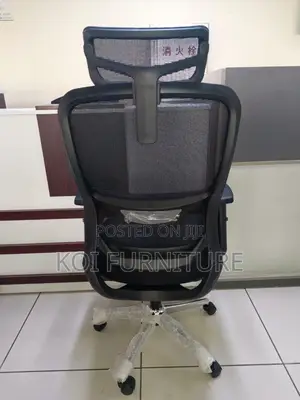 Office Chairs; High Back Mesh Fabric Orthopedic Office Chairs