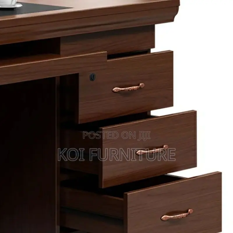 Office Desk; 1.4 Meters Executive Mahogany Desk