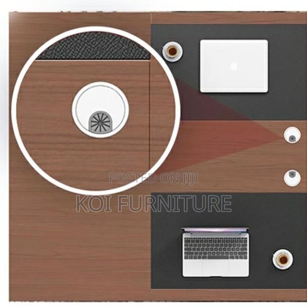 Office Desk; 1.4 Meters Executive Mahogany Desk - thumbnail 7