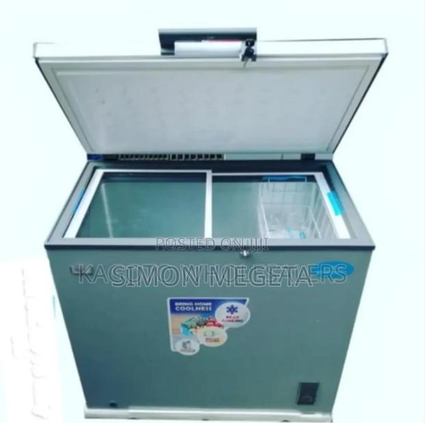 Dark Grey Ramtons 140l Freezer.