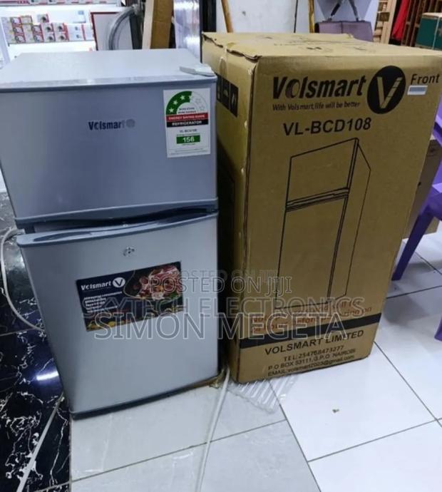 Double Doored Fridge. Volsmart 118l Fridge