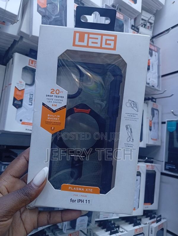 Uag iPhone 11 Case 6.9" Plasma Xte - Rugged Shockproof, Clear/Titanium