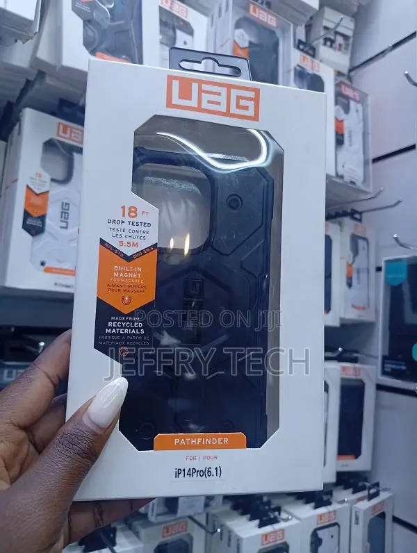 Urban Armor Gear (Uag) Pathfinder Magsafe for the Apple iPhone 14 Pro.