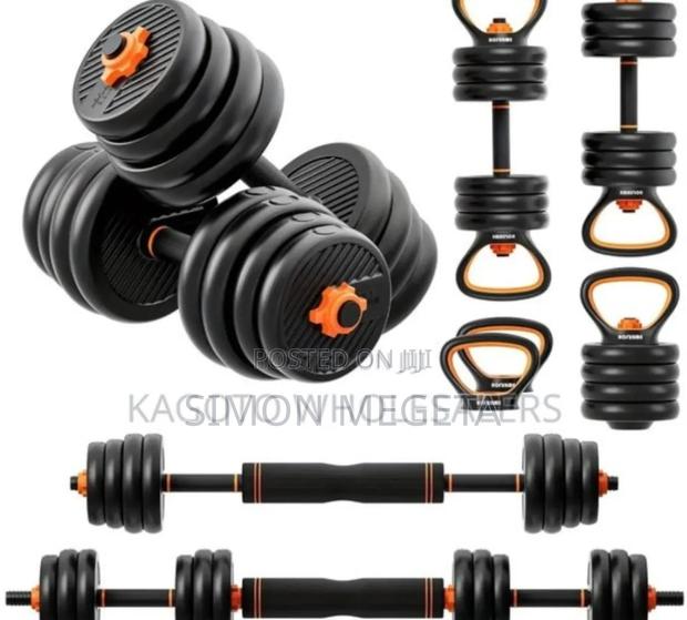 Full Set. Complete 30kgs 6 in 1 Dumbells
