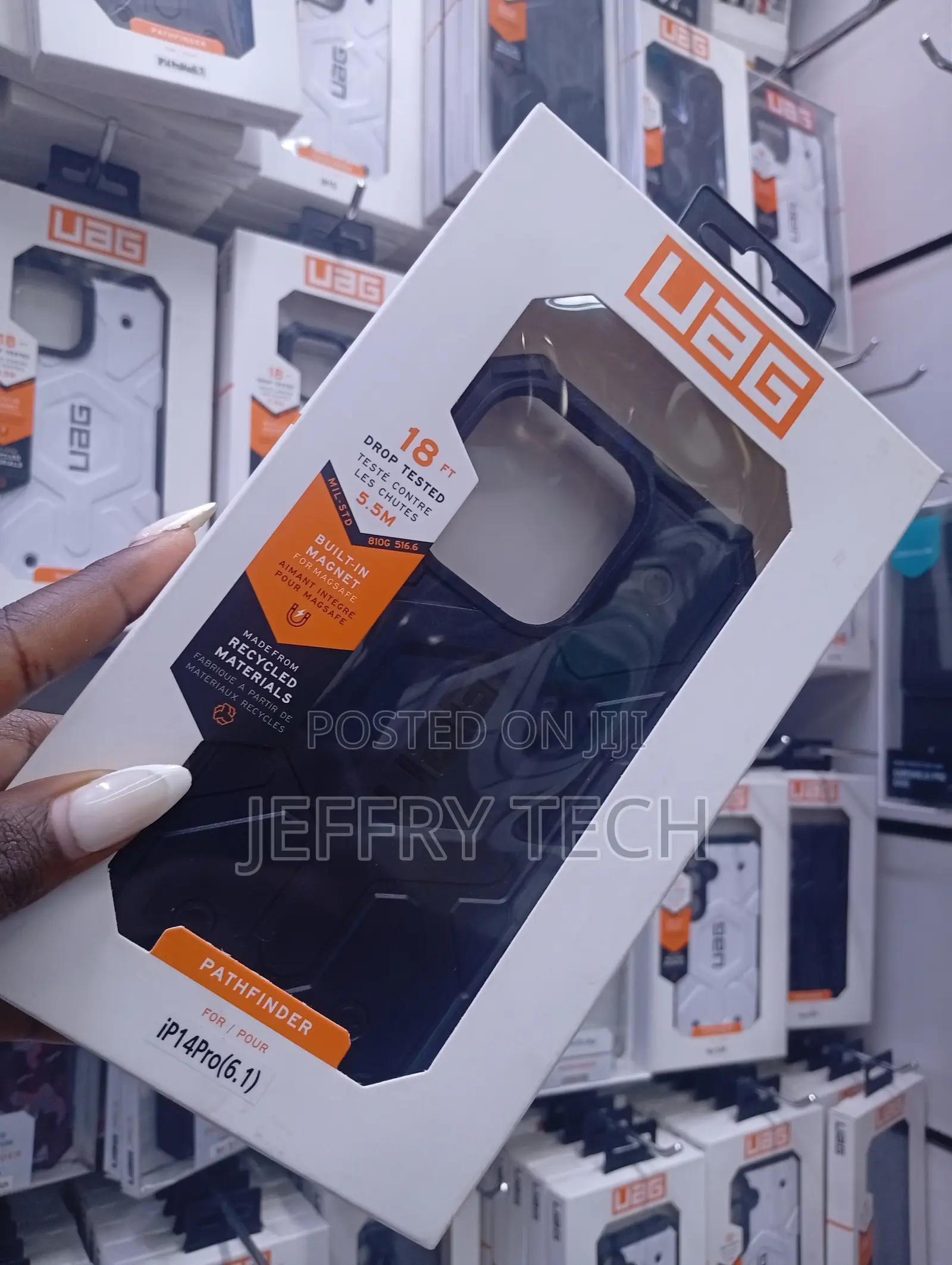 Urban Armor Gear (Uag) Pathfinder Magsafe for the Apple iPhone 14 Pro.