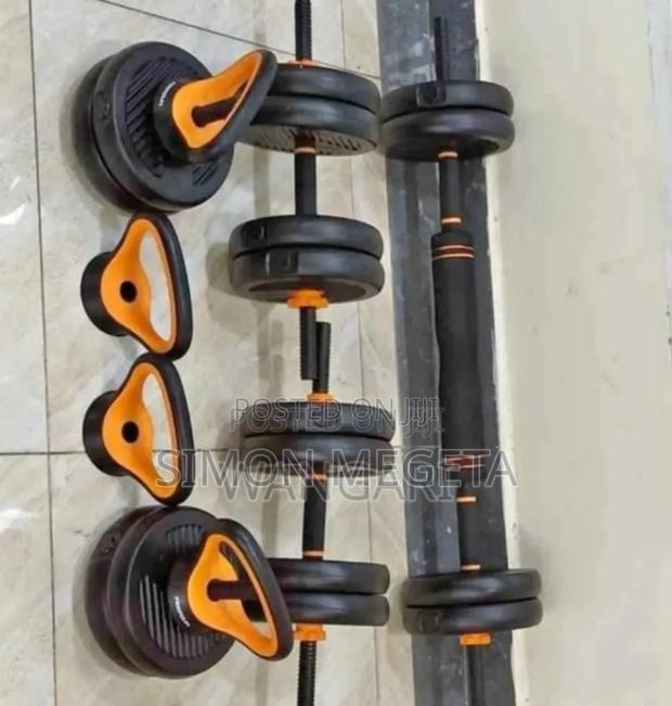 20kgs Pair 40kgs Kettle Bell Dumbbells 6in1