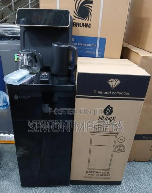 Black With Coffee Maker Nunix A2c Dispenser