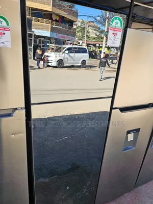 Mirrored Haier Fridge 270 Litres