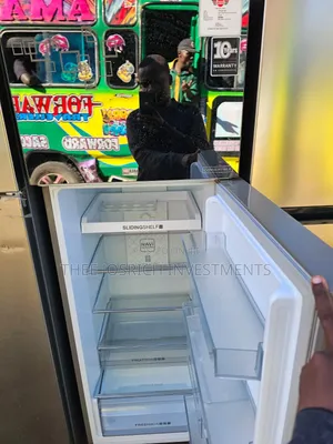 Mirrored Haier Fridge 270 Litres