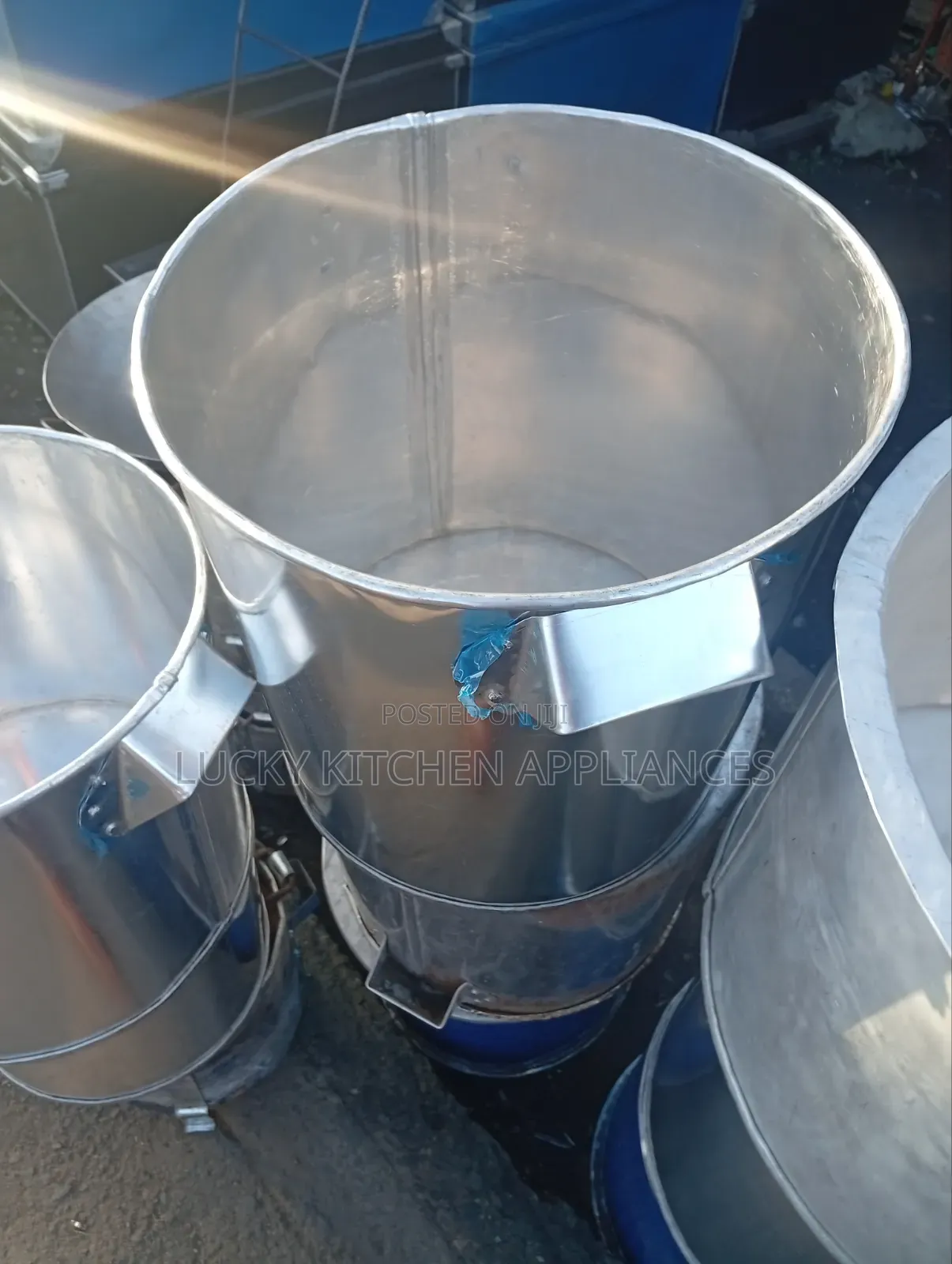 Pure Aluminium Juakali Soup Deep Sufuria Finty Litres.