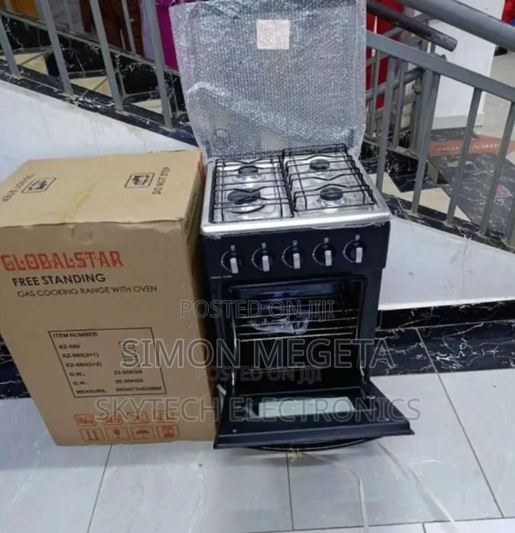 Size 50*50 Globalstar Full Gas Cooker. 4burner