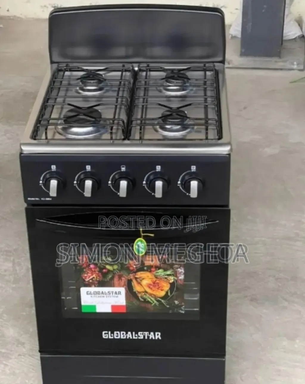 Big Gas Oven. Four Cookers Globalstar Full Gas Cooker. 4burner