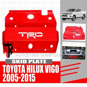 TRD Metal Skid Plate for Toyota Hilux Vigo 2005-2015 (Red)