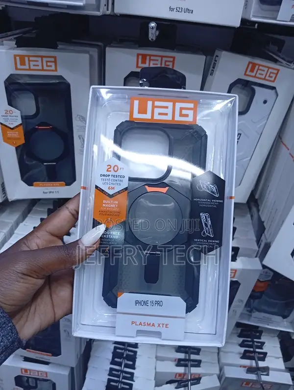 Uag Plasma Xte Magsafe - iPhone 15 Pro - Black/Orange