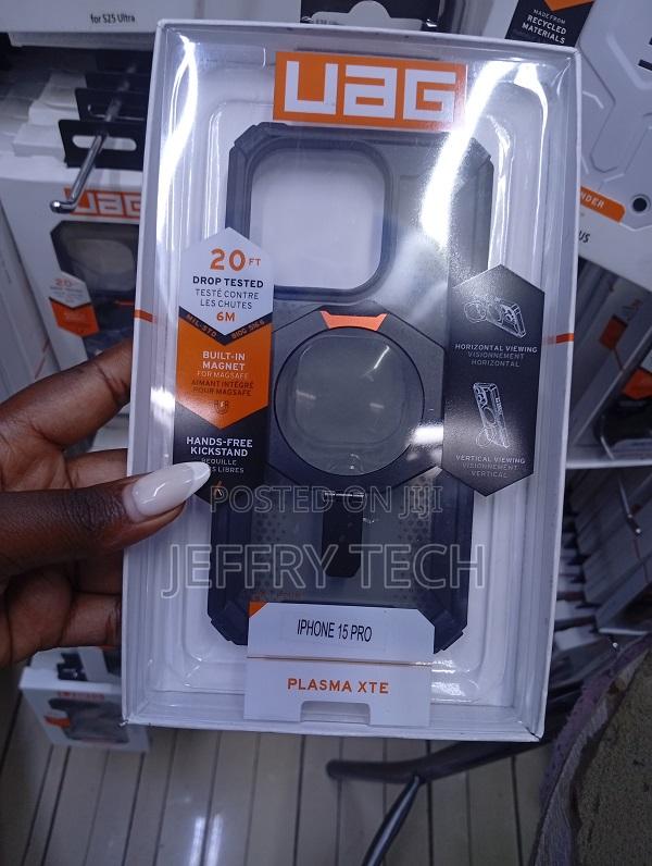 Uag Plasma Xte Magsafe Case for iPhone 15 Pro (Black/Orange)