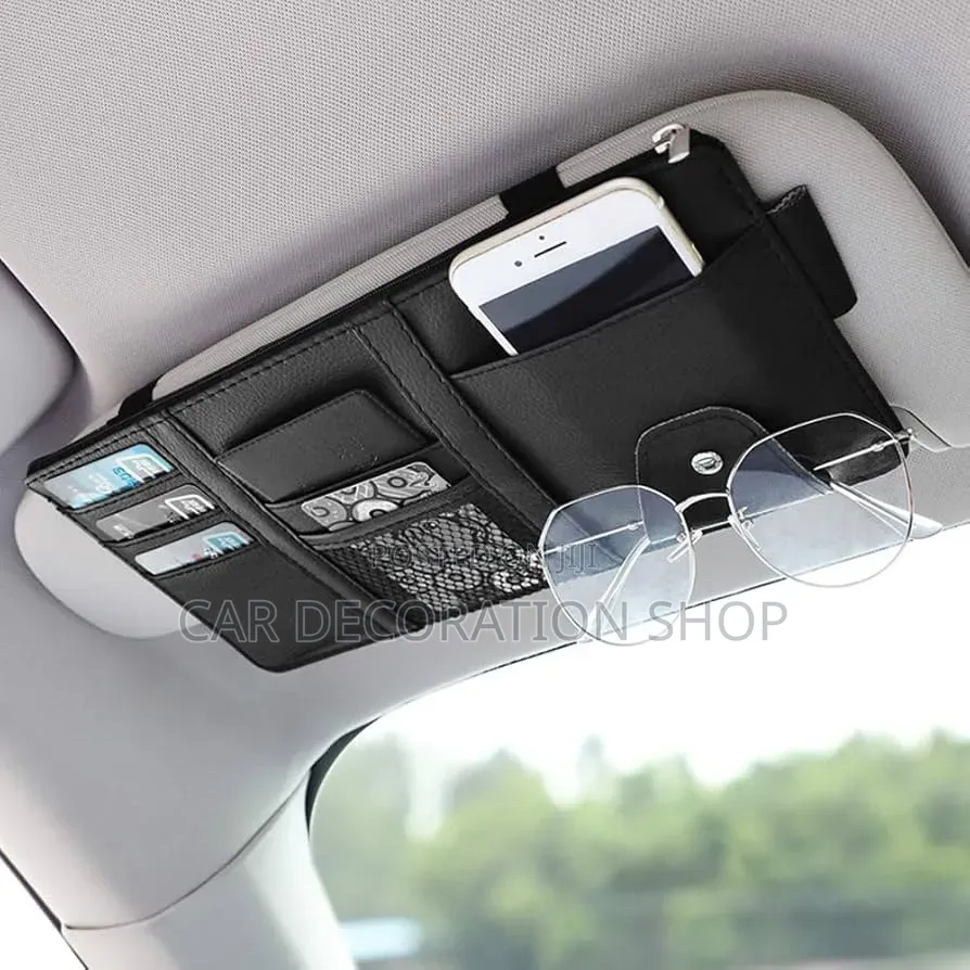 Multipurpose Car Sun Visor Pocket Organizer
