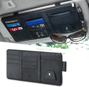 Car Sun Visor Pocket Organizer Personal Belongings Storage Bag