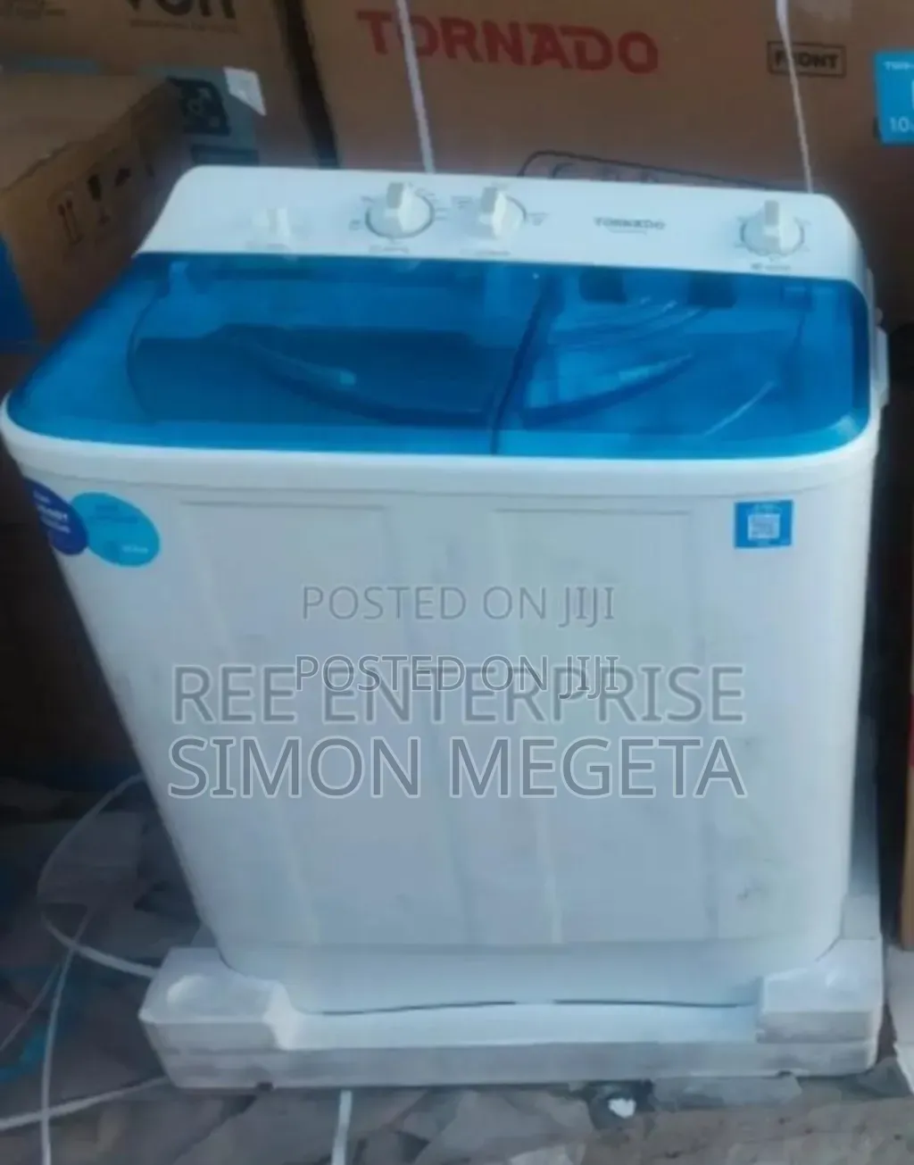 Double Twin. Tab 7kgs Tornado Washing Machine