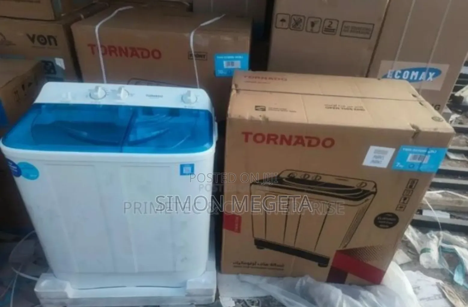 Tornado New Arrivals Bigger 7kgs Tornado Washing Machine. Home Use