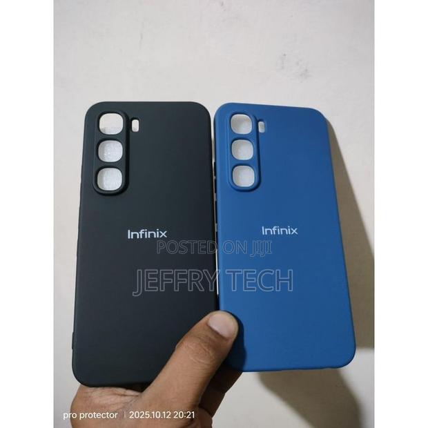 Infinix Hot 60i Luxury Soft Rubber Liquid Silicone Skin Touch Feel Cov