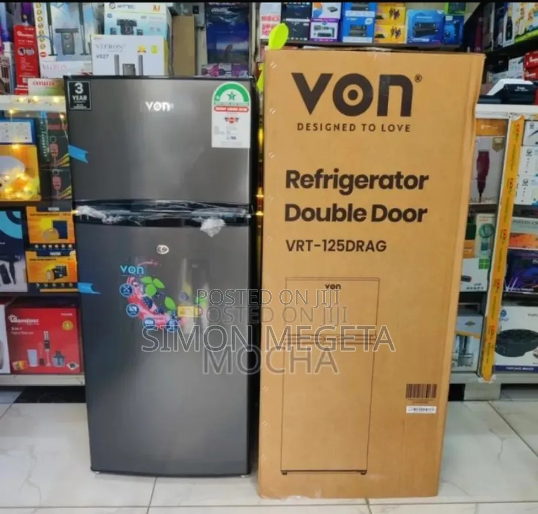 Black One Von 125l Fridge
