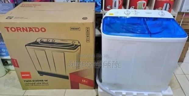 Top Loader. Double Twin Tab 12kgs Tornado Washing Machine