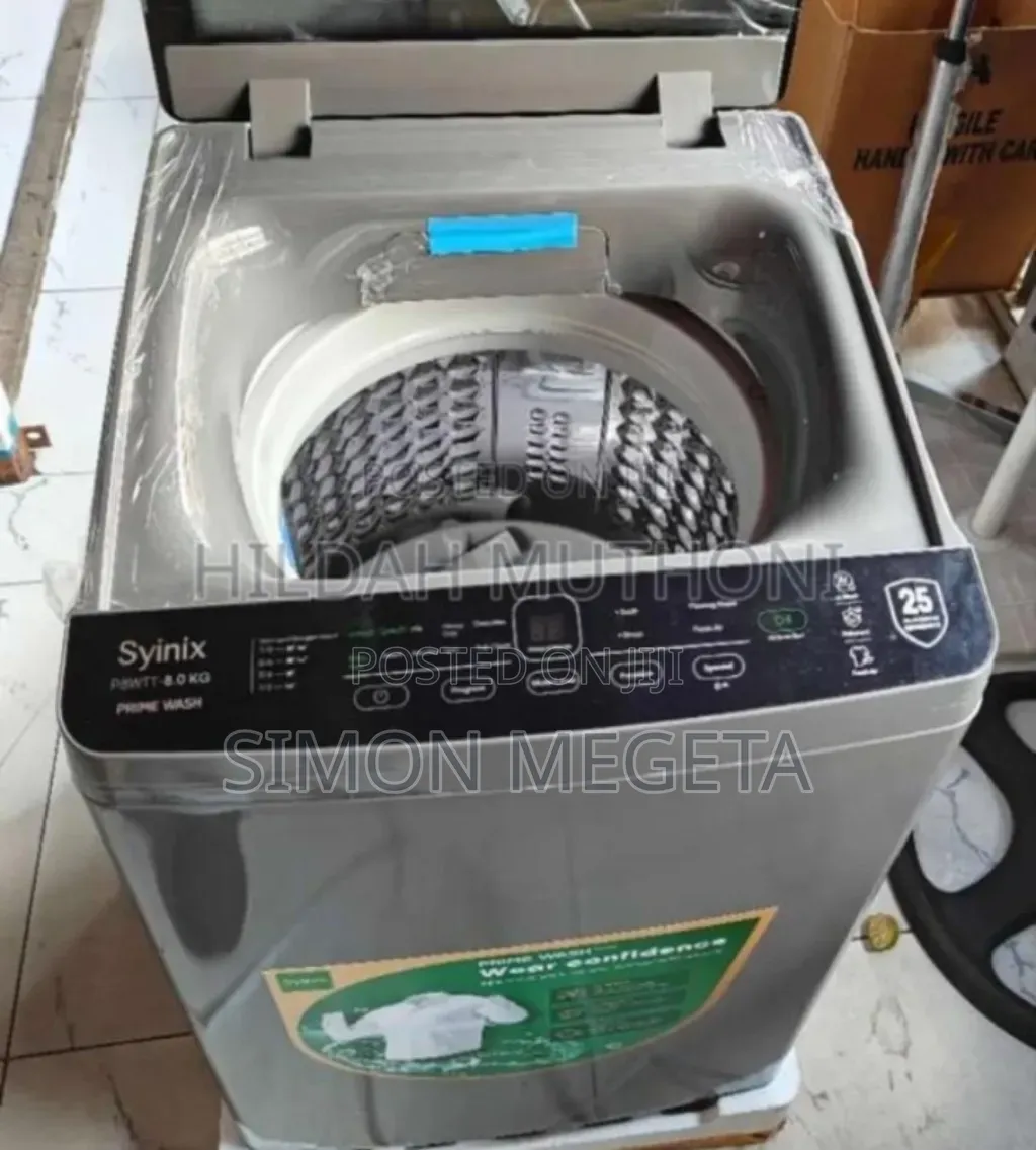 Automatic Restocked 8kg Syinix Full Automatic Washing Machine
