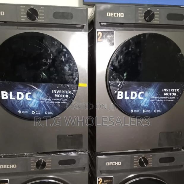 Decho 8kg Inverter Front Load Washer – Compact Efficient