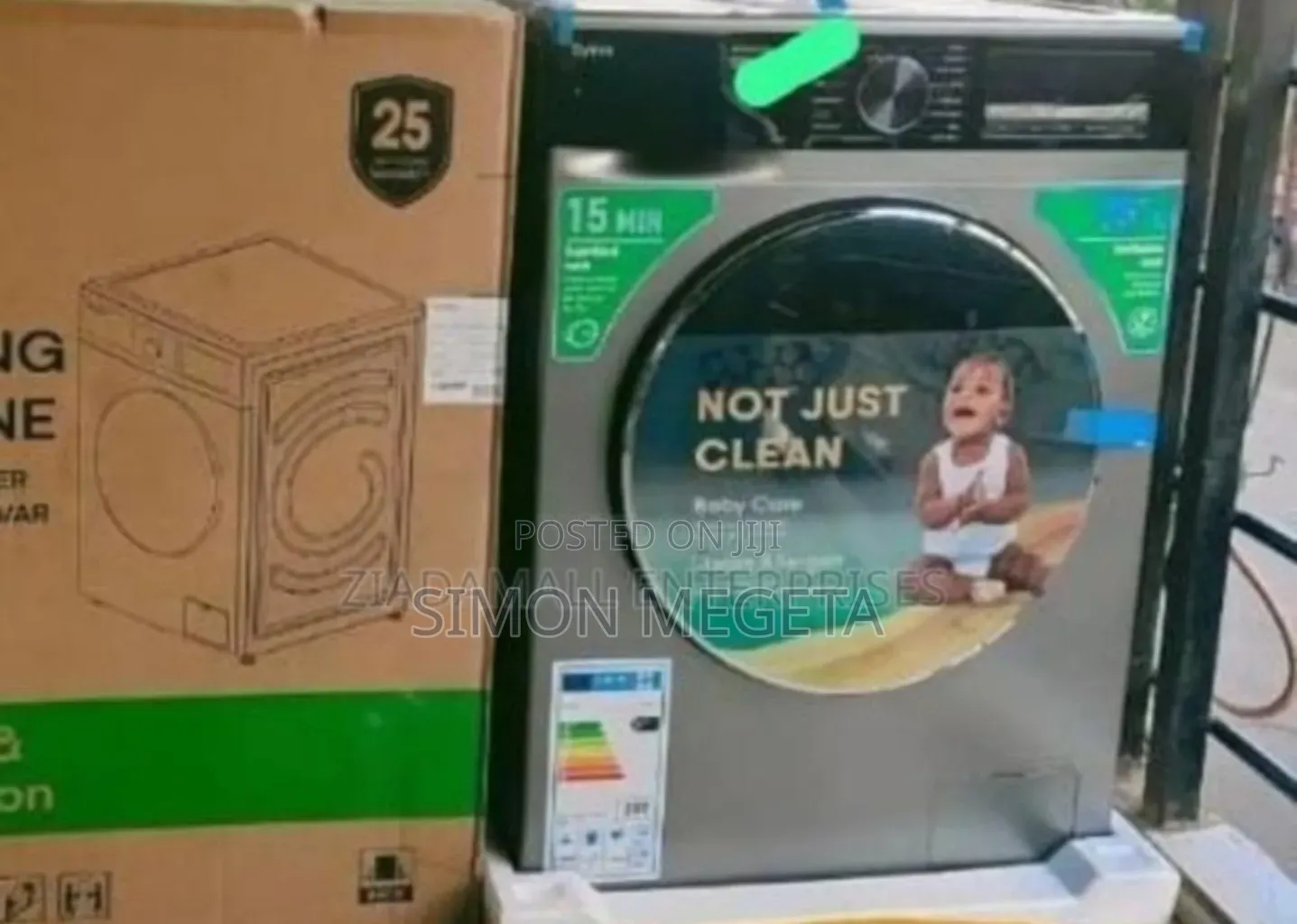 With 7kg Capacity Dryer Syinix 10kgs Wash and Dry Washing Machine